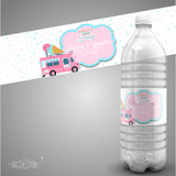 Ice Cream Gender Reveal ”What’s the Scoop” 6X6 Table Banner Backdrop with 6ft Table Wrap, Design, Print & Ship!