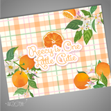 Little Cutie 5x6 Table Banner Backdrop Design, Print and Ship!