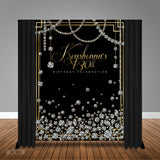 Dripping Diamonds 6x8 Banner Backdrop/ Step & Repeat Design, Print and Ship!