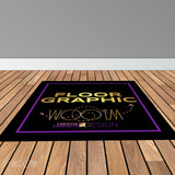 Adhesive Vinyl Floor Graphic, Design, Print & Ship