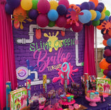 Slime Queen 5x6 Table Banner Backdrop/ Step & Repeat, Design, Print and Ship!