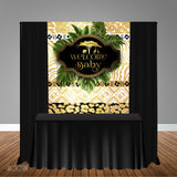 Animal Print Safari 5x6 Table Banner Backdrop/ Step & Repeat, Design, Print and Ship!