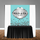 Blue & Co Diamond 5x6 Banner Backdrop/ Step & Repeat, Design, Print and Ship!