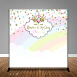 Magical Unicorn Themed, 8x8 Backdrop / Step & Repeat, Design, Print and Ship!