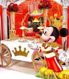 Royal Mickey Mouse Birthday 8x8 or 10x8 Table Backdrop, Design, Print and Ship!