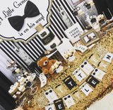 Little Gentleman 5x6 Table Banner Backdrop/ Step & Repeat, Design, Print and Ship!