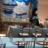 Hot Air Balloon 8x8 Themed Baby Shower Banner Backdrop/ Step & Repeat Design, Print and Ship!