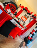 YouTube Birthday 5x6 Table Banner Backdrop Design, Print and Ship!