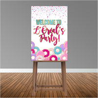 Donut 6x8 Banner Backdrop/ Step & Repeat Design, Print and Ship!