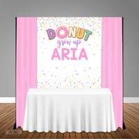 Donut Sprinkles 5x6 Table Banner Backdrop/ Step & Repeat, Design, Print and Ship!