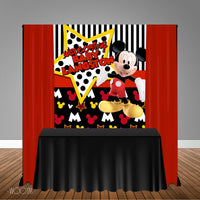 Mickey Mouse themed 5x6 Table Banner Backdrop/ Step & Repeat, Design, Print and Ship!