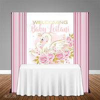 Swan 5x6 Table Banner Backdrop, Design, Print and Ship!