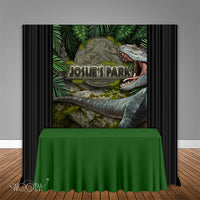 Dino Park 5x6 Table Banner Backdrop/ Step & Repeat, Design, Print and Ship!