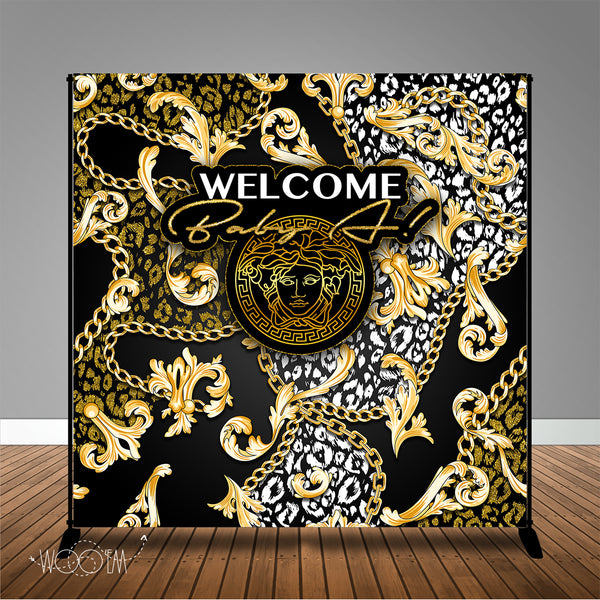 Versace Inspired 8x8 Backdrop, Design, Print and Ship!