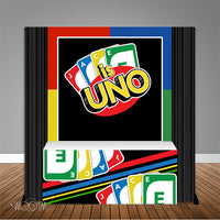 Uno First Birthday 6X6 Table Banner Backdrop with 6ft Table Wrap, Design, Print & Ship!