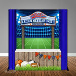 ALL STAR Sports Concession Stand  6X6 Table Backdrop with 6ft Table Wrap, Design, Print & Ship!
