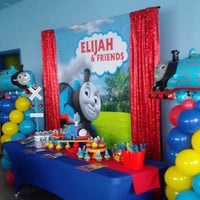 Thomas & Friends 5x6 Table Banner Backdrop/ Step & Repeat, Design, Print and Ship!