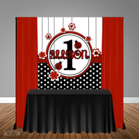 Ladybug 5x6 Table Banner Backdrop/ Step & Repeat, Design, Print and Ship!