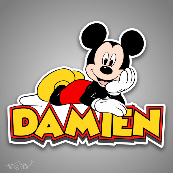 Mickey Mouse Sign Cutout 4ft x 3ft