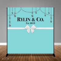 Blue & Co 8x8 Backdrop / Step and Repeat, Design, Print and Ship!