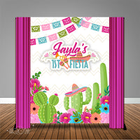 First Fiesta 6x8 Banner Backdrop/ Step & Repeat Design, Print and Ship!