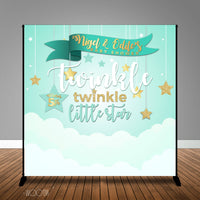 Twinkle Little Star Baby Shower Banner Backdrop/ Step & Repeat Design, Print and Ship!