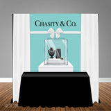 Co Blue 5x6 Banner Backdrop/ Step & Repeat, Design, Print and Ship!