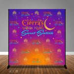 Arabian Nights Banner Backdrop/ Step & Repeat for Sweet Sixteen, Design, Print and Ship!