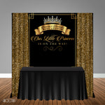 Royal Princess Baby Shower 5x6 Table Banner Backdrop/ Step & Repeat, Design, Print and Ship!