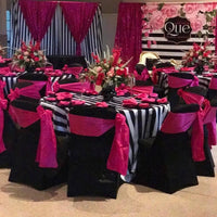 Stripes and Floral Bridal Shower or Sweet 16, 8x8 Backdrop / Step & Repeat, Design, Print and Ship!