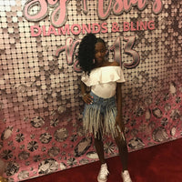 Diamonds and Bling Sweet 16 13 Themed Banner Backdrop/ Step & Repeat Design, Print and Ship!
