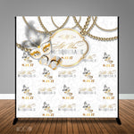 Masquerade 8x8 Banner Backdrop/ Step & Repeat Design, Print and Ship!