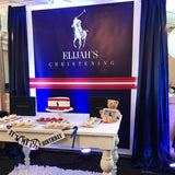 Polo themed 6x8 Backdrop / Step & Repeat, Design, Print and Ship!