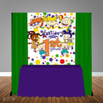 Rugrats Themed 5x6 Table Banner Backdrop/ Step & Repeat, Design, Print and Ship!