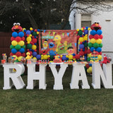 Sesame Street Themed Baby Shower 6x4 Candy Buffet Table Banner Backdrop, Design, Print and Ship!