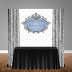 Royal Prince Baby Shower 5x6 Table Banner Backdrop/ Step & Repeat, Design, Print and Ship!