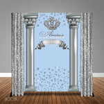 Royal Baby Shower 6x8 Backdrop / Step & Repeat, Design, Print and Ship!