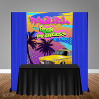 Fresh Princess themed 5x6 Table Banner Backdrop/ Step & Repeat, Design, Print and Ship!