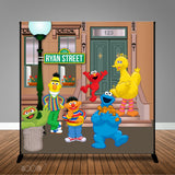 Sesame Street Birthday 8x8 Banner Backdrop/ Step & Repeat Design, Print and Ship!