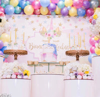 Magical Unicorn Themed, 8x8 Backdrop / Step & Repeat, Design, Print and Ship!
