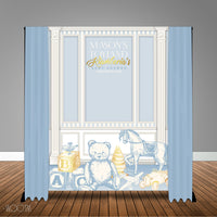 Vintage Toy Baby Shower 6x8 Banner Backdrop/ Step & Repeat Design, Print and Ship!