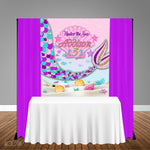 Under the Sea Mermaid 5x6 Table Banner Backdrop/ Step & Repeat, Design, Print and Ship!