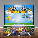 MarioKart 8x8 Table Banner Backdrop with 8ft Table Wrap/ Step & Repeat, Design, Print and Ship!