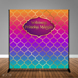 Moroccan Patterned Banner Backdrop- Design, Print and Ship!