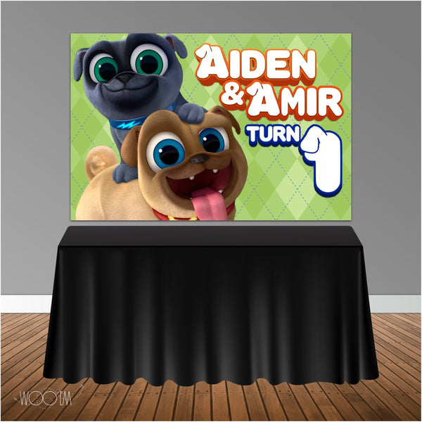Puppy Dog Pals 6x4 Candy Buffet Table Banner Backdrop/ Step & Repeat, Design, Print and Ship!
