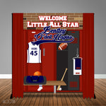 All Star 6x8 Banner Backdrop/ Step & Repeat Design, Print and Ship!
