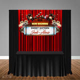 Hollywood Themed 6x6 Banner Backdrop/ Step & Repeat, Design, Print and Ship!