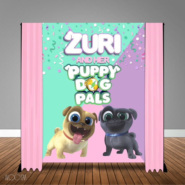 Puppy Dog Pals Girl Birthday Party 6x8 Banner Backdrop/ Step & Repeat Design, Print and Ship!