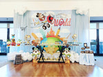 Vintage Travel Mickey Mouse 8x8 Backdrop / Step & Repeat, Design, Print and Ship!