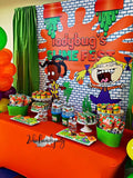 Rugrats Slime Themed 5x6 Table Banner Backdrop/ Step & Repeat, Design, Print and Ship!